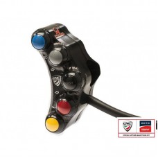CNC Racing PRAMAC RACING LIMITED EDITION Left Hand Side Billet 7 Button STREET Switch for Ducati 1198 /1098/ 848 & Desmosedici RR